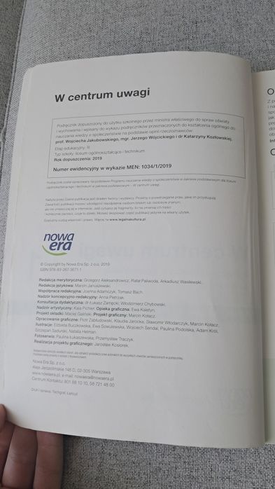 Podręcznik W centrum uwagi 1