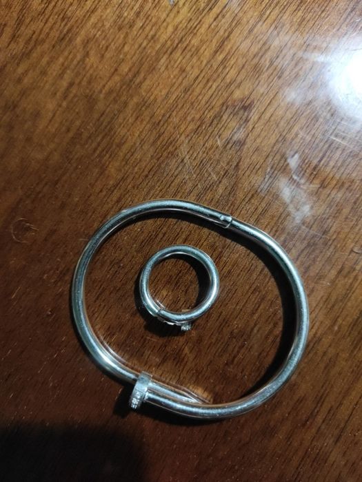 Набор медсплав. Браслет и кольцо