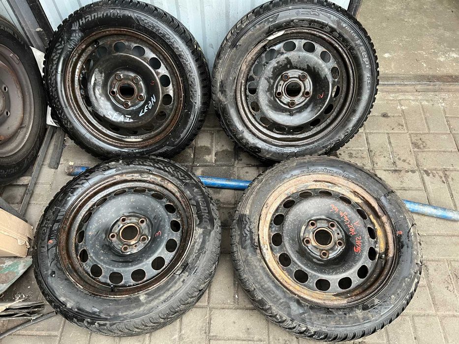 Seat Leon 5x112 Koła Zimowe z Czujnikami Opony zimowe Hankook 205/55 r16 et46 6,5j 2024/25rok