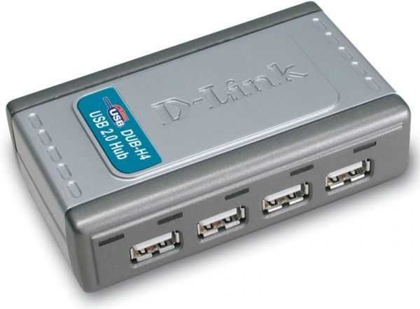 4-х портовый USB 2.0 концентратор DUB-H4/AEOL EOS