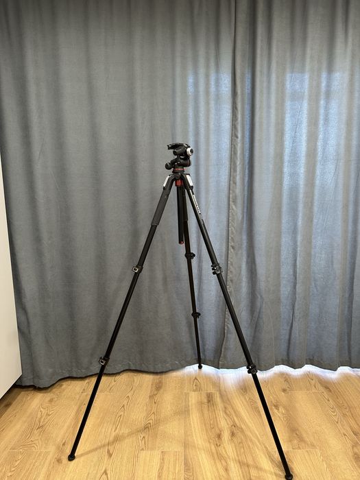 Штатив Manfrotto MK055XPRO3-3W + чохол Manfrotto MBAG80N