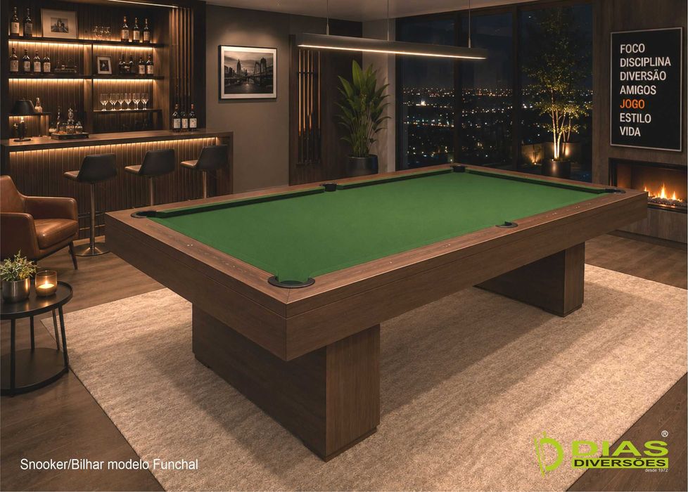 Snooker/Bilhar modelo "Funchal" - NOVOS