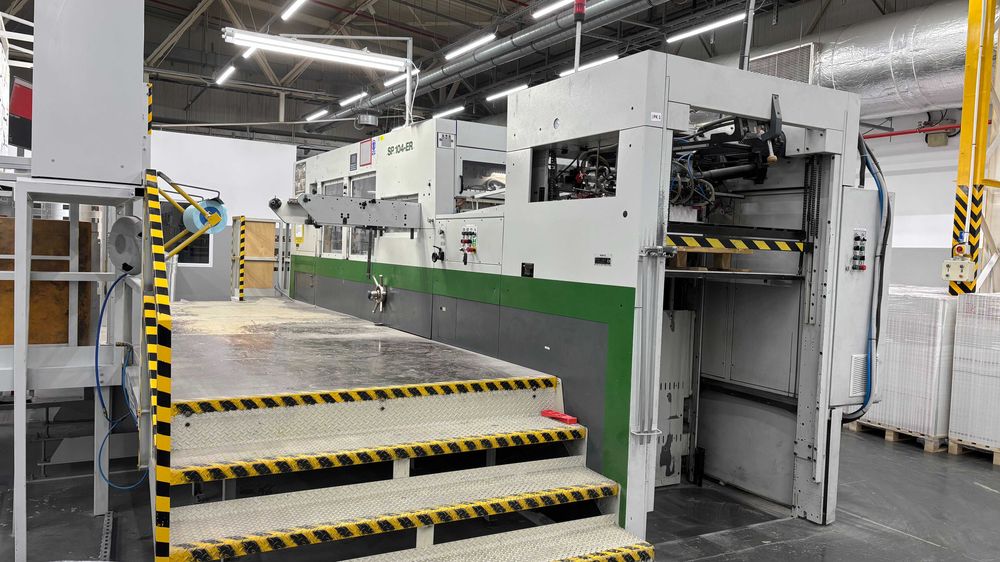 BOBST SP 104 ER 2001 | sztanca automatyczna | stripping + blanking