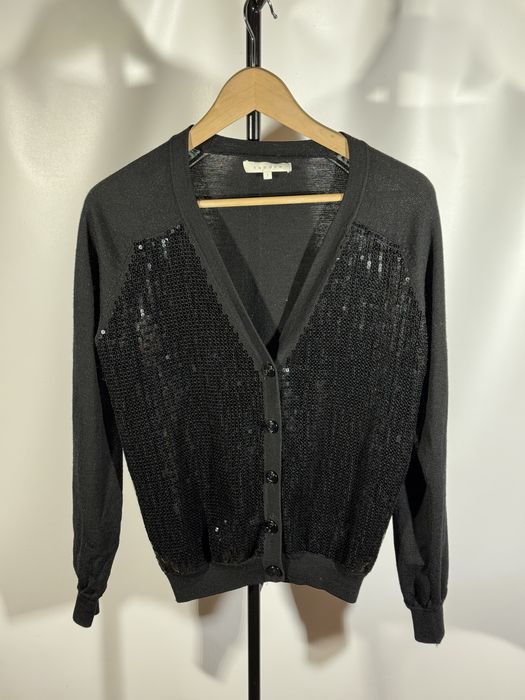 Кофта кардиган светр з паєтками Sandro Paris оригінал М