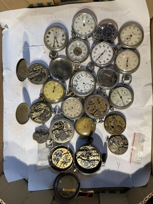 Zegarki kieszonkowe na czesci