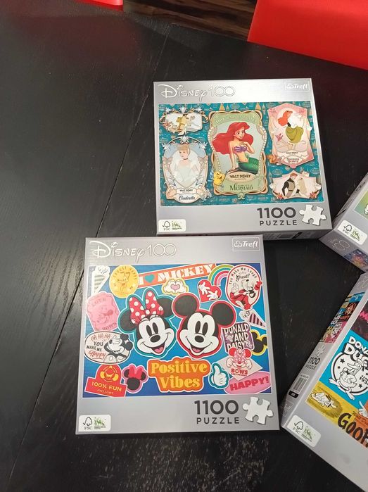 Puzzle Disney 100 4 sztuki
