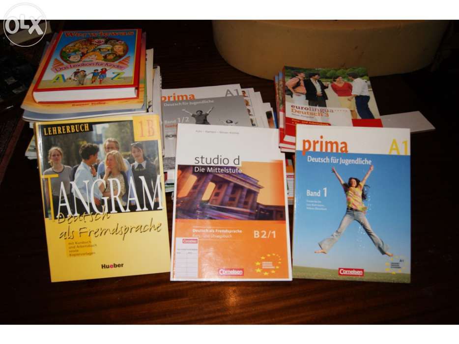 Inglês/Espanhol/Alemão-Livros de aprendizagem NOVOS & usados