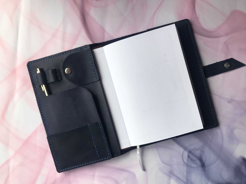 Кожаный органайзер с именной гравировкой. Кожаный блокнот. Шкіряний