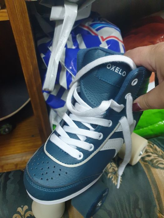 Patins oxelo 33 como novos