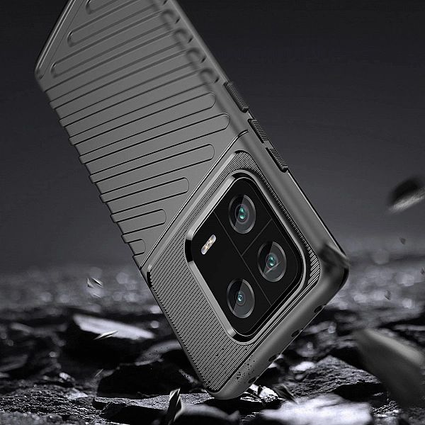 Thunder Case etui do Xiaomi 13 Pro silikonowy pancerny pokrowiec czarn