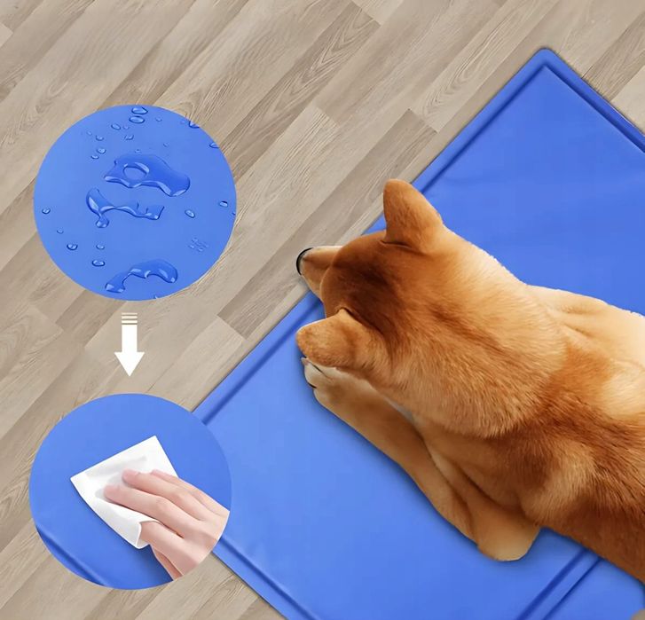 Chłodząca Mata Podkładka Żelowa Dla Psów i Kotów 60 x 45 cm