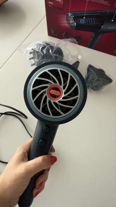 Secador de Cabelo Philips 5000 Series BHD512/20 - Azul Petróleo