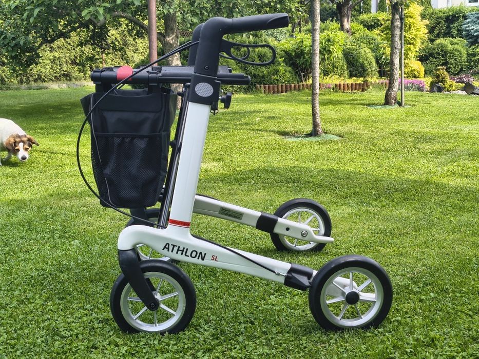 Biała perła za 1/3 CENY! ATHLON SL Carbon balkonik chodzik ultra lekkie włókno węglowe