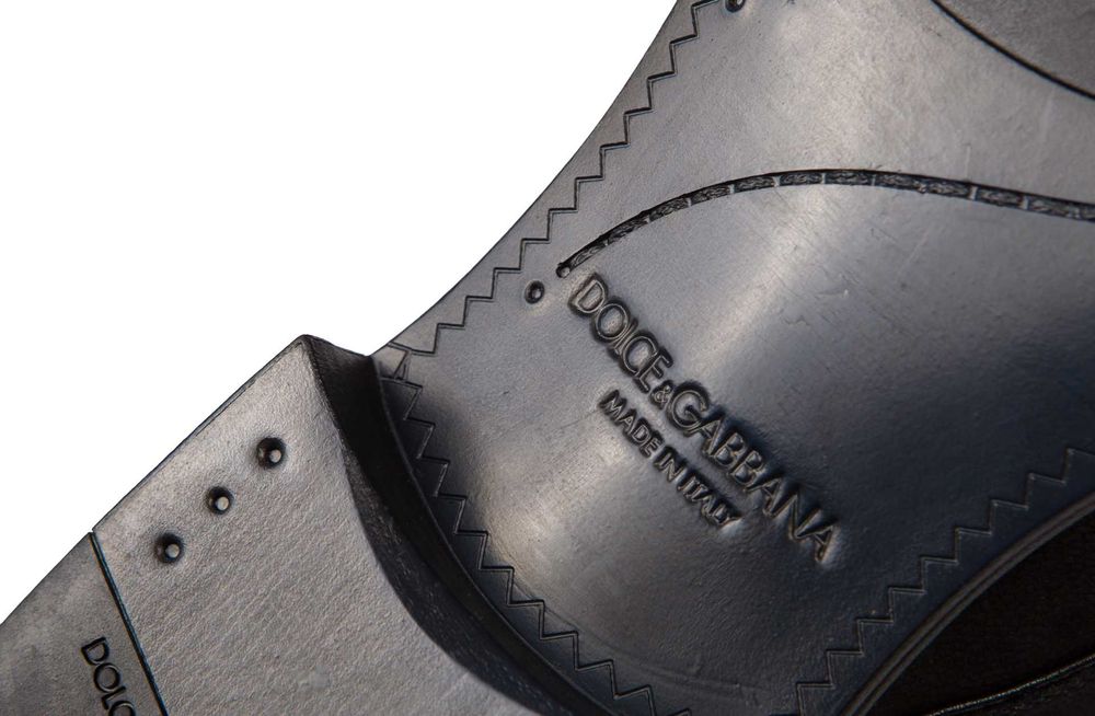 DOLCE&GABBANA skórzane męskie buty DERBY ITALY -60%%%