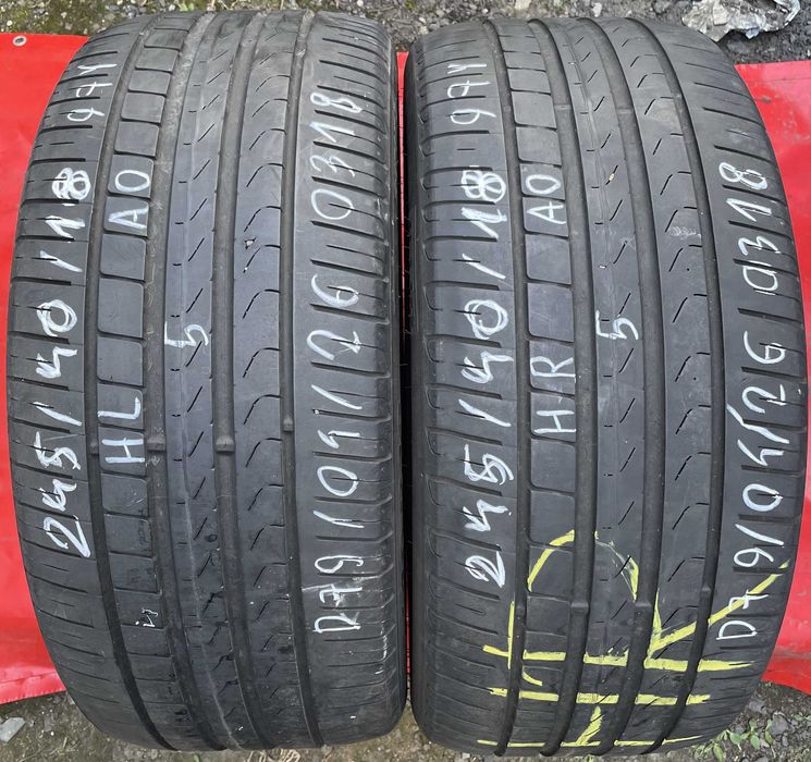 2szt. opony letnie 245/40R18 97Y Pirelli Cinturato P7 {AO}
