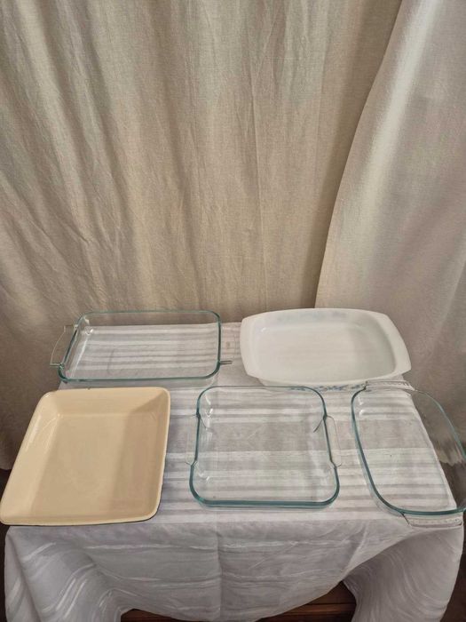 Grande Lote Cozinha: Grelhador Elétrico, Pyrex, Assadeiras e Loiça