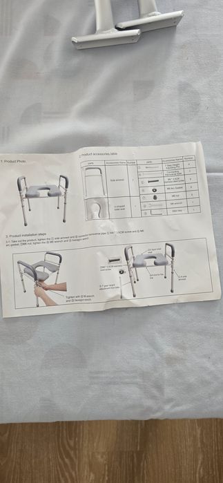 Assento Acolchoado Assento Sanitário Elevado com Altura Ajustável