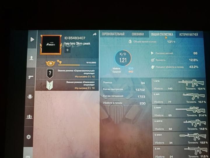 Аккаунт Standoff 2