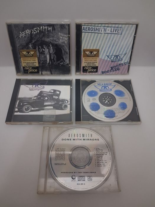 5 Antigos CDS de Música Aerosmith