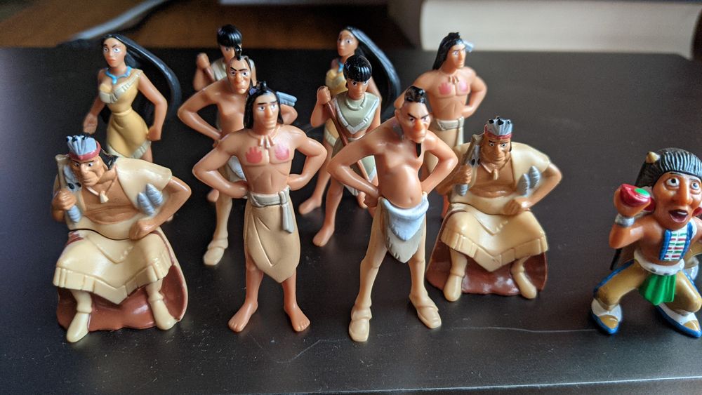 Figurki Kinder Niespodzianka Indianie Zestaw 14szt