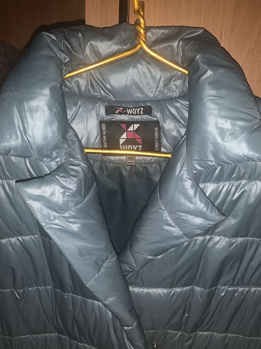 Дутое стеганное пальто