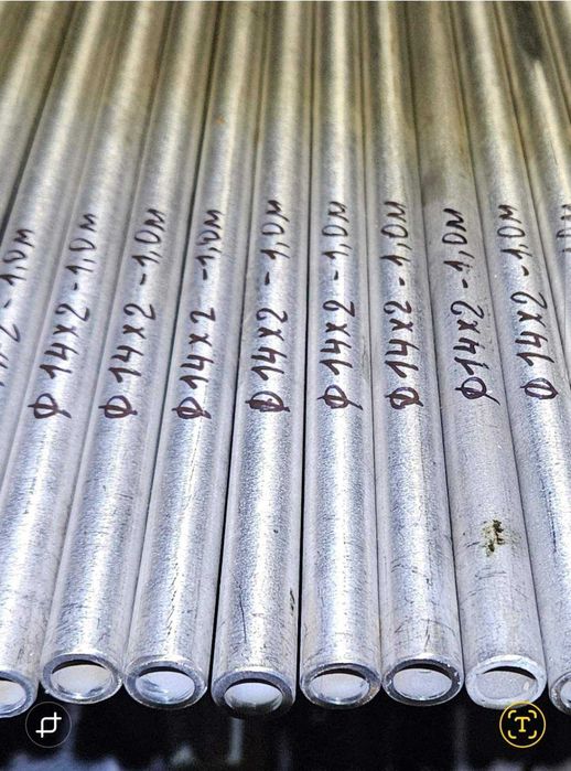 Труби ф6мм-ф8мм-ф10мм-ф12мм та ф14х2 нержавіючі.