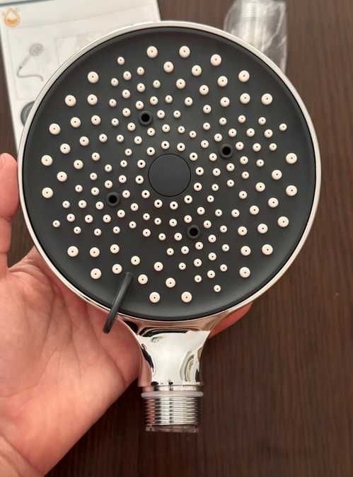 Cabeça de chuveiro com filtro anticalcário PH saudável NOVO PORTES GRÁ