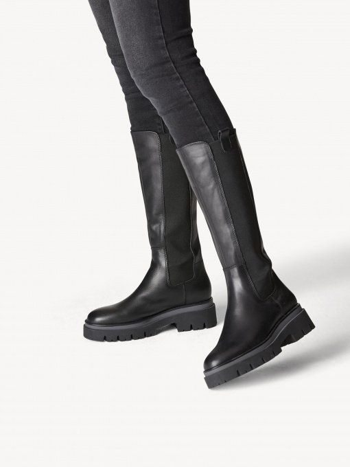 Чоботи Tamaris Модель 1-1-25632-29 003 BLACK LEATHER