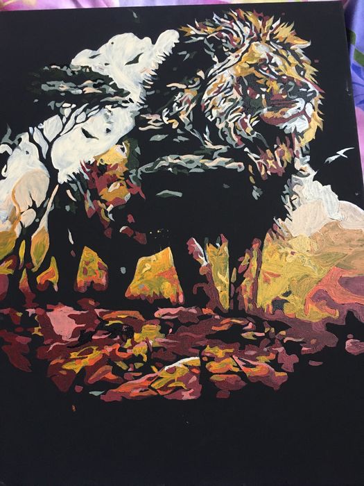 Продам картину Лев