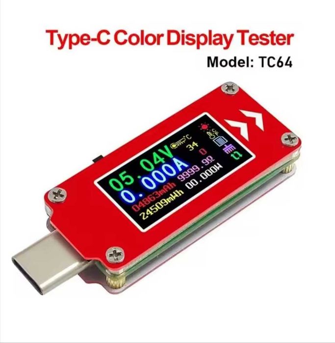 USB-C tester RD TC64 Type-C тестер