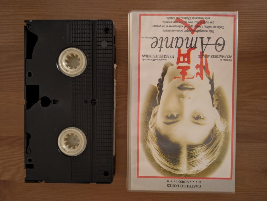 VHS " O Amante " 1992 (Opt. Estado)