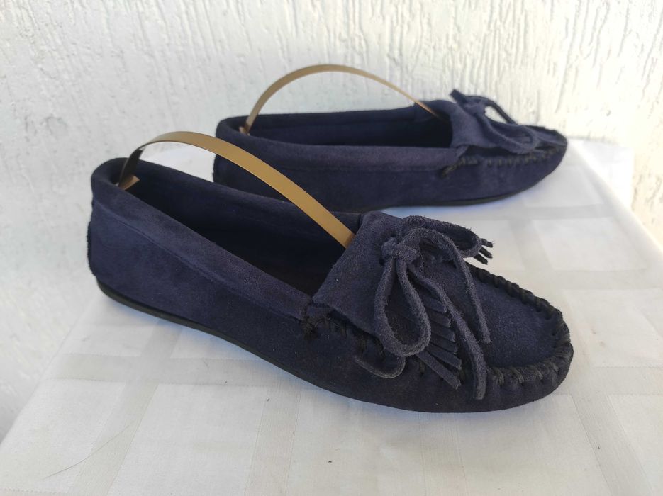 Мокасини замшевие Minnetonka р.35-35.5 оригинал.