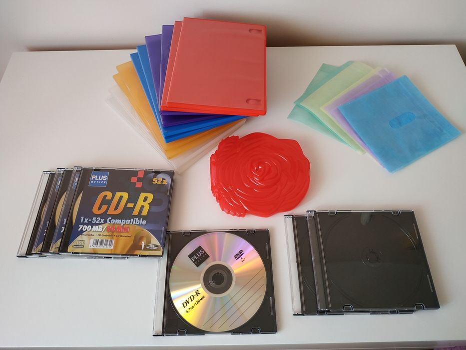 Caixas para CD e DVD