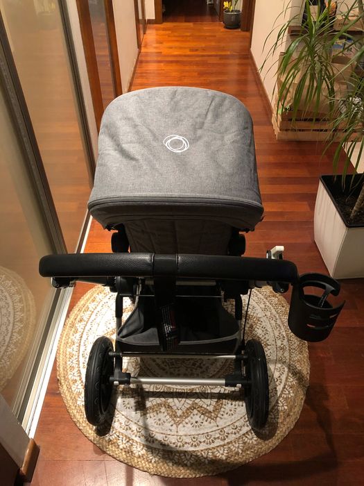 Wózek Bugaboo Cameleon 3 Grey Melange – zestaw gondola + spacerówka