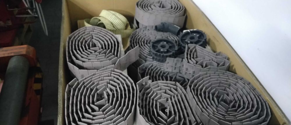 Łańcuchy płytkowy plastikowy.