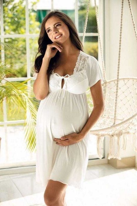 Koszula Nocna ciążowa i do karmienia Lupoline