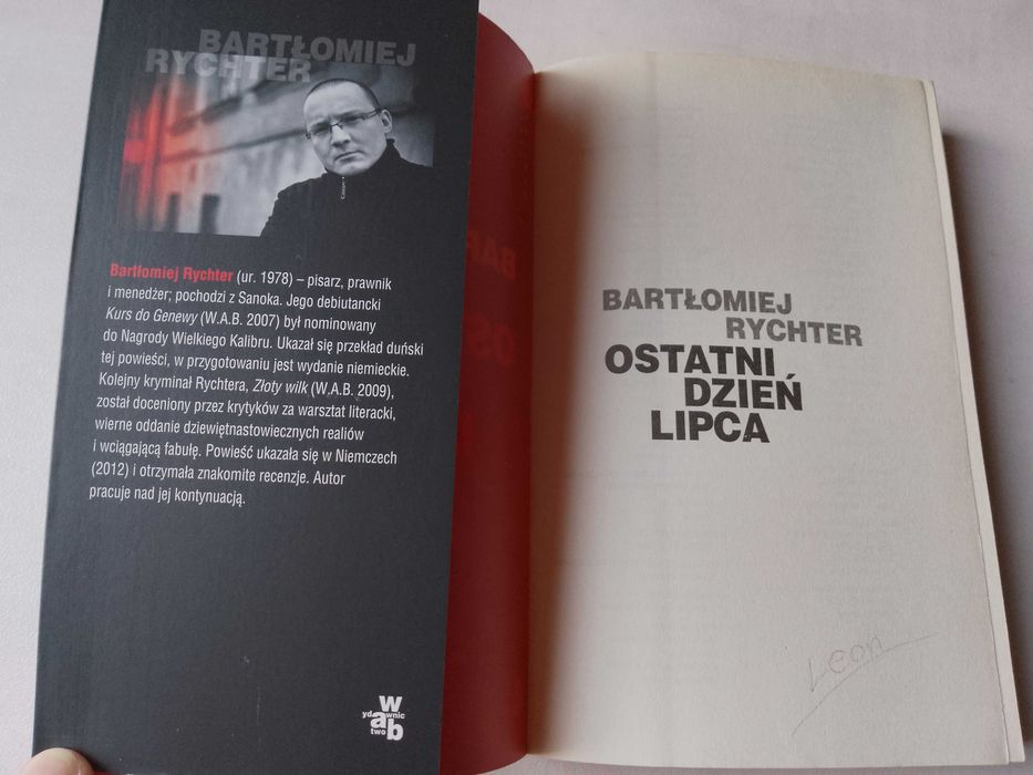 B. Rychter "Ostatni dzień lipca" 2012
