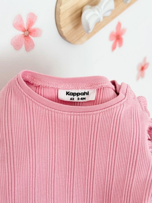 Różowe prążkowane body KappAhl roz. 62