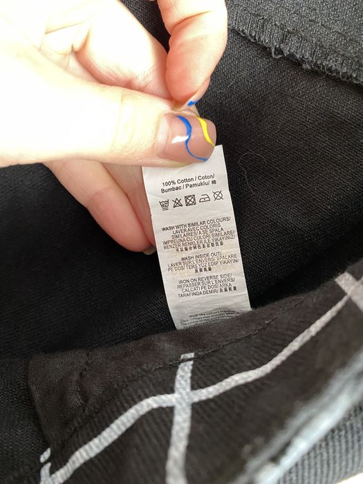 котонова спідниця в клітинку