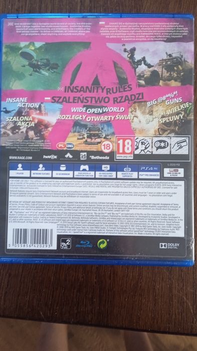 Rage 2 для диск PS 4