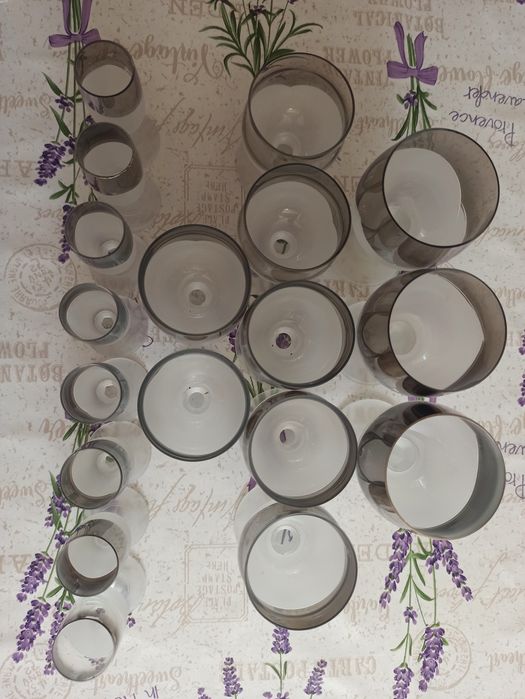 Szkło kieliszki Prl