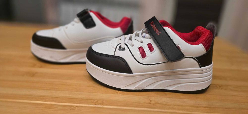 Buty sportowe dla chłopca i dziewczynki, wysoka podeszwa, r. 34 (wj)