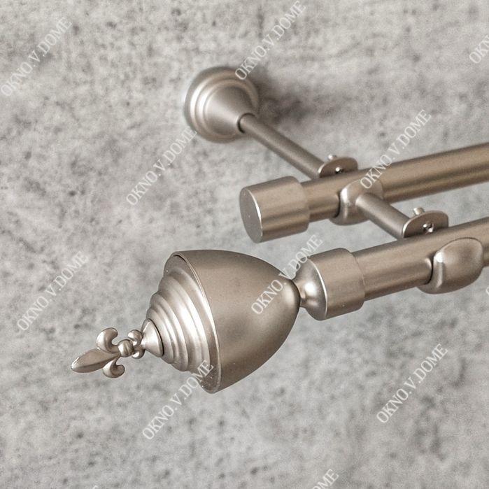 Карниз для штор, цвет Сатин