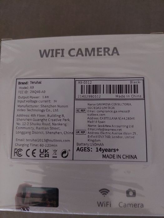 Camera Wifi pequena