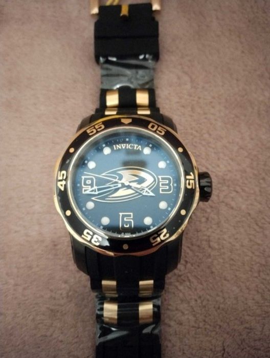 NEW Invicta NHL Anaheim Ducks Edition - 48mm Black Dial - Original Box
