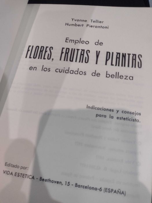Flores, Frutas y Plantas en los Cuidados de Beleza 1977