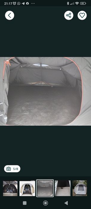 Alugo tenda de campismos AIR SECONTS F&B 4.1