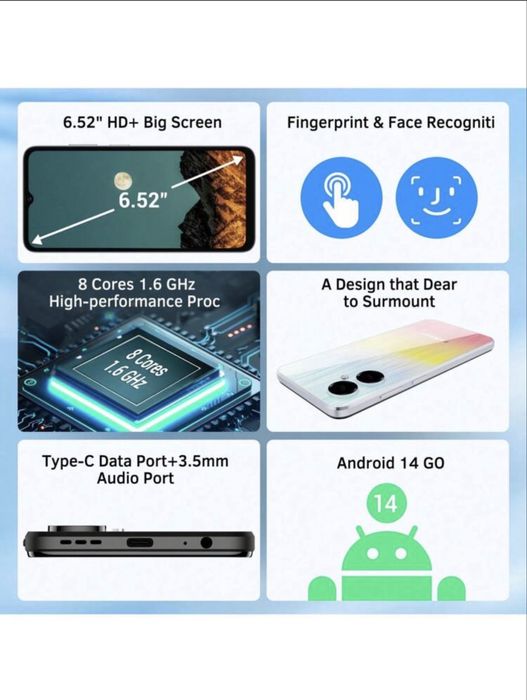 Xiaomi Redbeat D5 4/64Black/white нові в заводських пломбах і плівках.