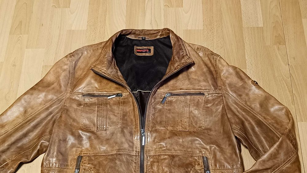 Męska kurtka skórzana LLOYD r.XL stan bardzo dobry