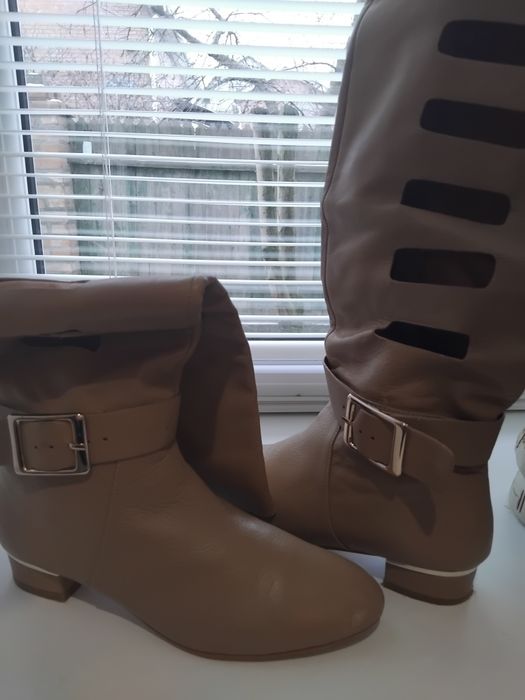 Сапоги женские, Италия. Натуральная кожа.